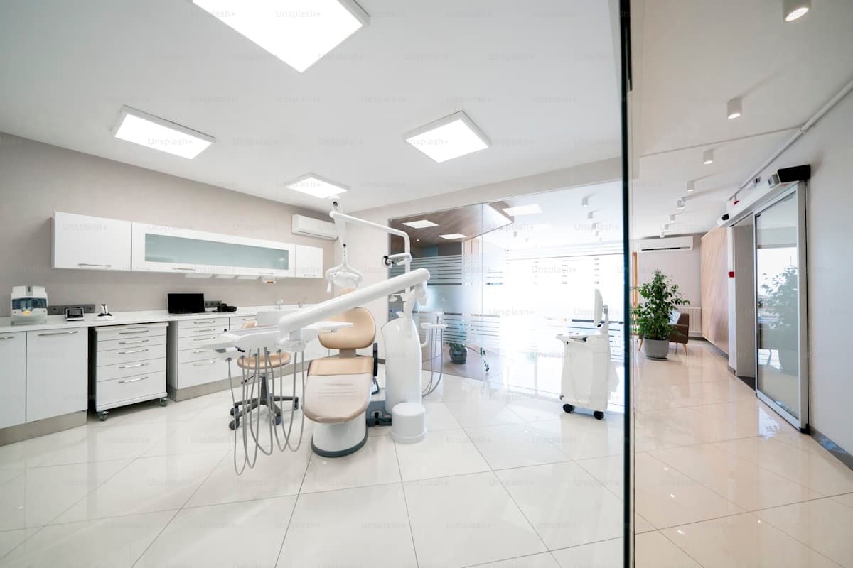 Dental office equipment and chair ready for patient — VoiceAI handles calls while your team treats patients